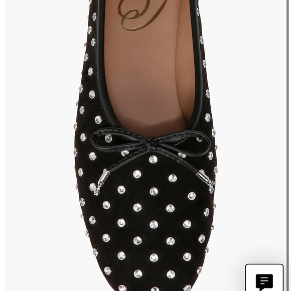 Like new Sam Edelman, leather and suede sparkle flat - Picture 16 of 16